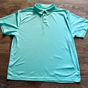 Men’s Grand Slam Performance Green Polo Top Size XXL